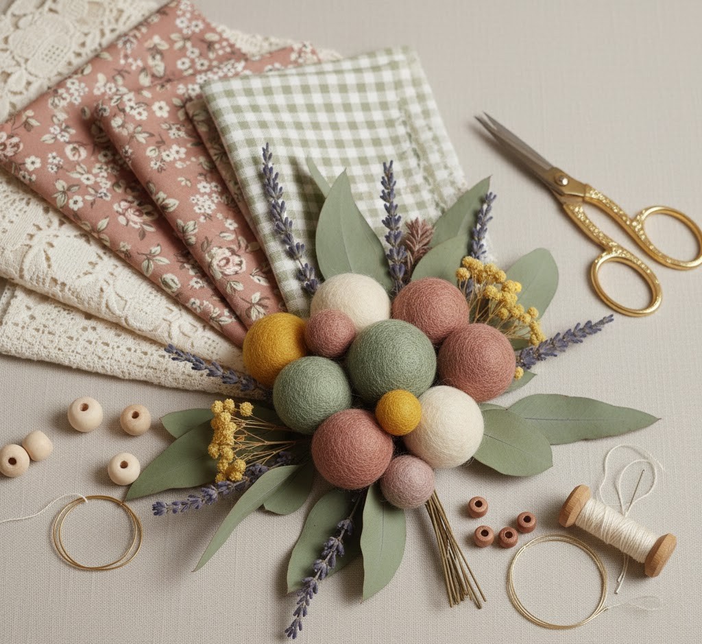 Premium materials for garland making